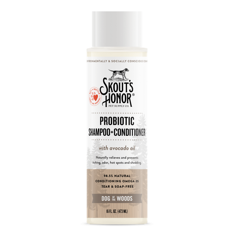 SKOUTS HONOR DOG PROBIOTIC SHAMPOO CONDITIONER DOG OF THE WOODS 16OZ-Four Muddy Paws