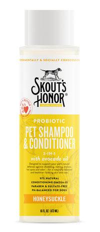 SKOUTS HONOR DOG SHAMPOO CONDITIONER HONEYSUCKLE 16OZ-Four Muddy Paws