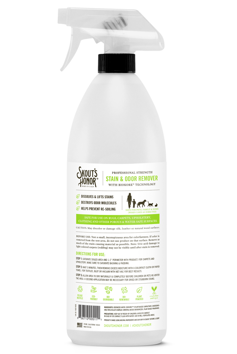 SKOUTS HONOR DOG STAIN & ODOR REMOVER 35OZ-Four Muddy Paws