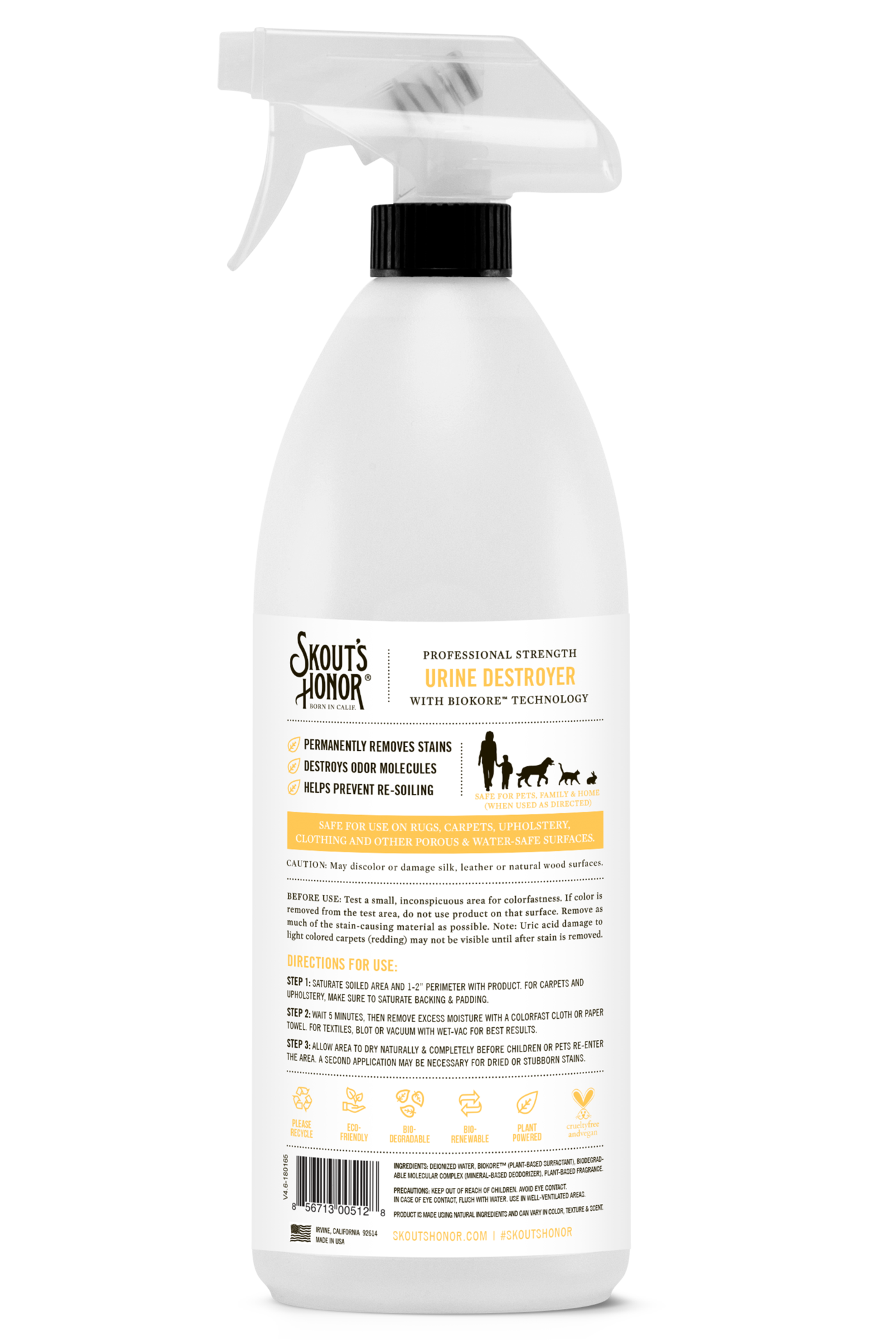 SKOUTS HONOR DOG URINE DESTROYER 35OZ-Four Muddy Paws