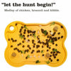 SMALL BONE TEAL FEEDING PLATTER SMALL TEAL-Four Muddy Paws