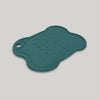 SMALL BONE TEAL FEEDING PLATTER SMALL TEAL-Four Muddy Paws