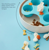 SPIN Interactive Feeder Palette Blue-Four Muddy Paws