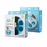 SPIN Interactive Feeder Palette Blue-Four Muddy Paws