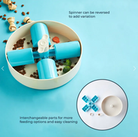 SPIN Interactive Feeder Windmill Blue-Four Muddy Paws
