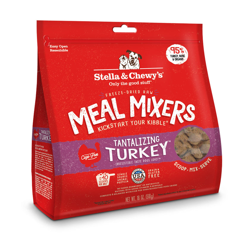 STELLA AND CHEWY'S MEAL MIXERS FD TURKEY 18oz-Four Muddy Paws