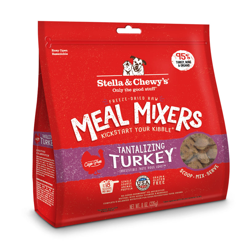 STELLA AND CHEWY'S MEAL MIXERS FD TURKEY 8oz-Four Muddy Paws