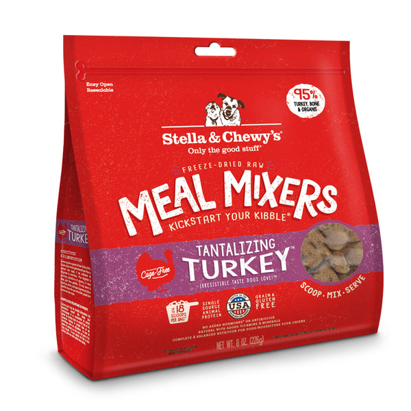 STELLA AND CHEWY'S MEAL MIXERS FD TURKEY 8oz-Four Muddy Paws