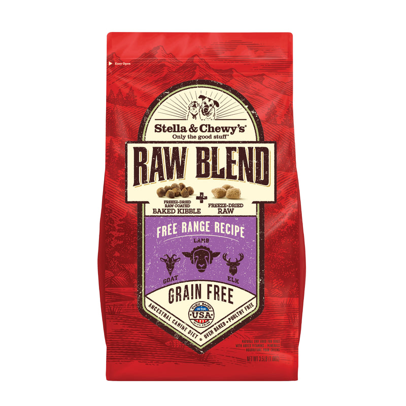 STELLA AND CHEWY'S RAW BLEND FREE RANGE DOG 3.5lb-Four Muddy Paws