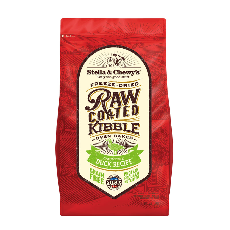 STELLA AND CHEWY'S RAW COATED DUCK DOG 3.5lb-Four Muddy Paws