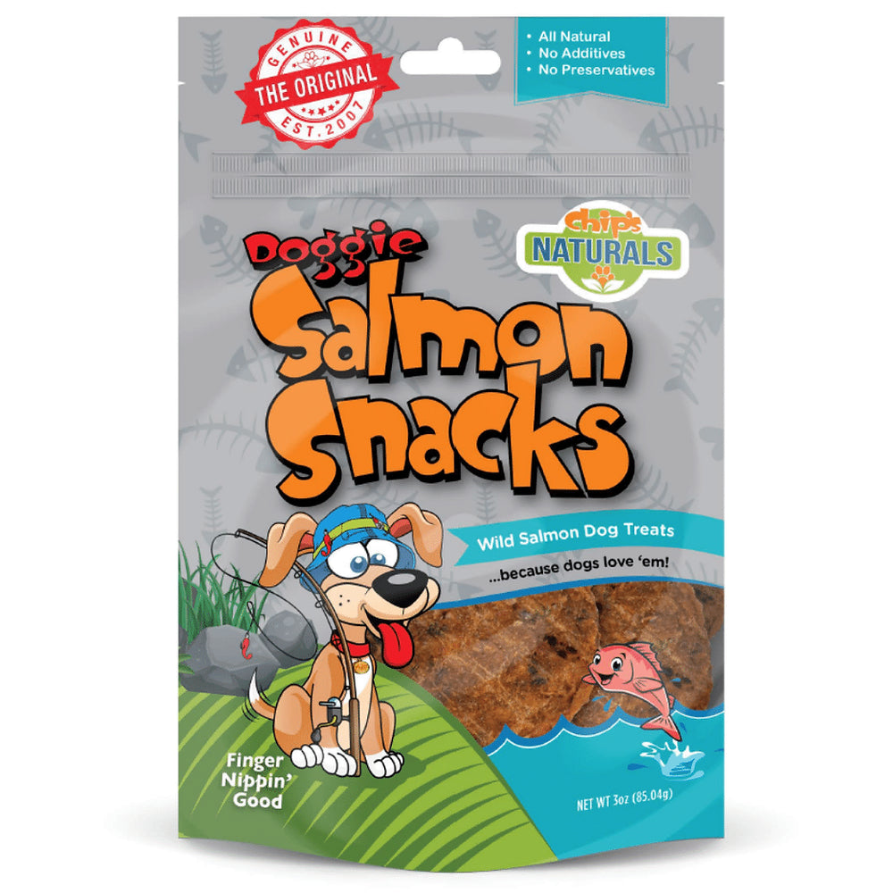 Salmon Snacks 3oz-Four Muddy Paws