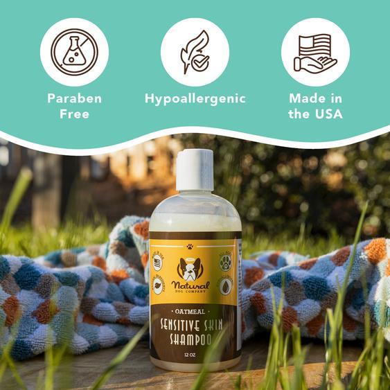 Sensitive Skin Natural Oatmeal Dog Shampoo 12oz-Four Muddy Paws