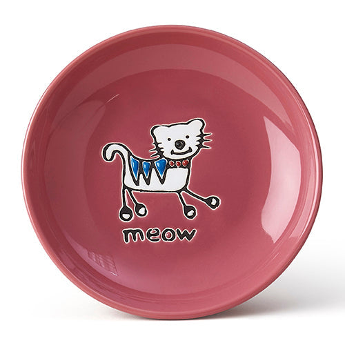 Silly Kitty Saucer Pink 2.5 oz-Four Muddy Paws