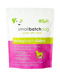 Smallbatch Dog Frozen Slider Turkey 3lb-Four Muddy Paws