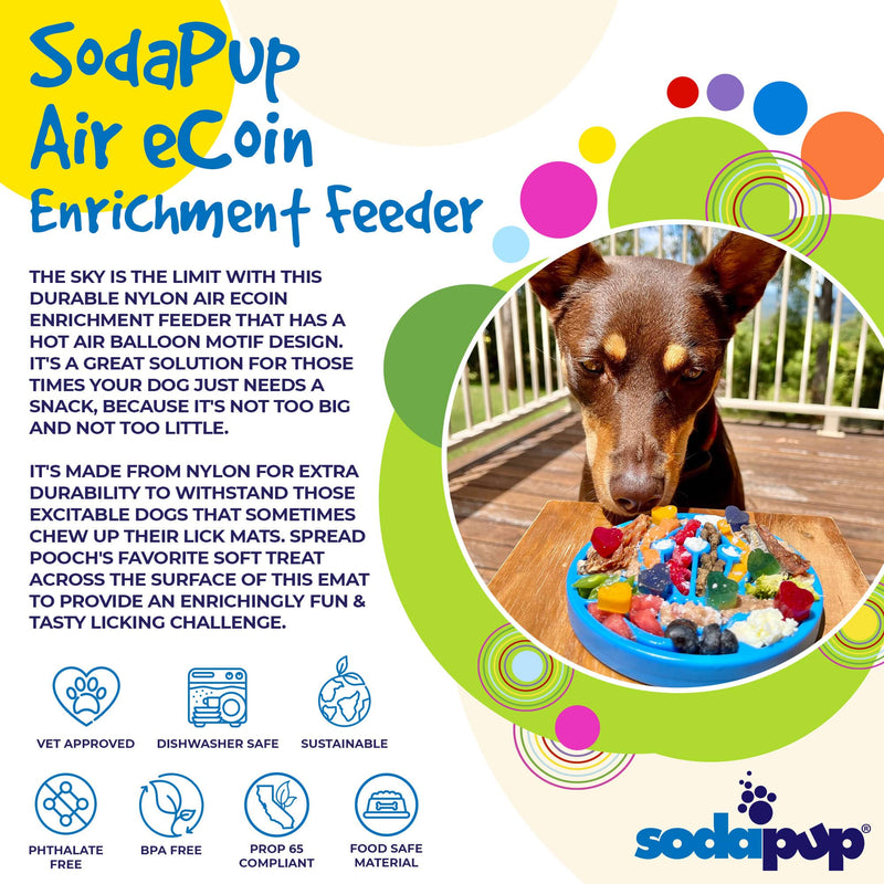 SodaPup Durable Enrichment Snacking ECoin Air Air-Four Muddy Paws