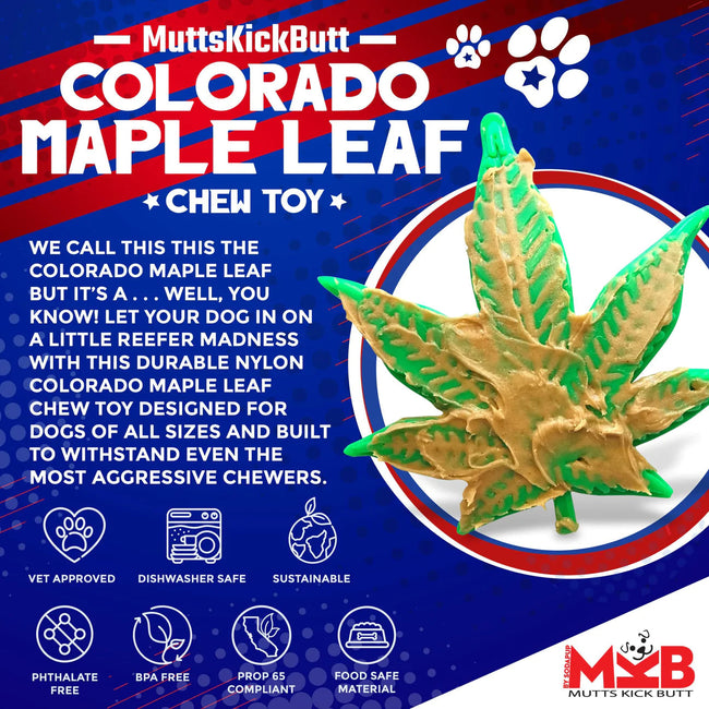 SodaPup Nylon Colorado Maple Leaf-Four Muddy Paws