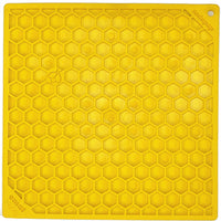 SodaPup TPE Emat Honeycomb Yellow Large-Four Muddy Paws