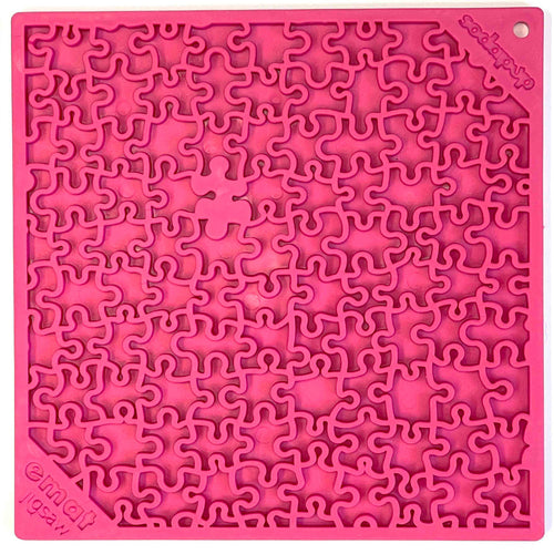 SodaPup TPE Emat Jigsaw Pink Large-Four Muddy Paws