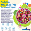 SodaPup eTray Enrichment Tray Mandala Blue-Four Muddy Paws