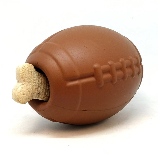 Sodapup MKB Rubber Football Brown Large-Four Muddy Paws