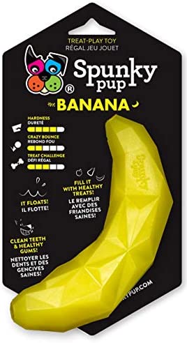 Spunky Pup Banana Toy-Four Muddy Paws