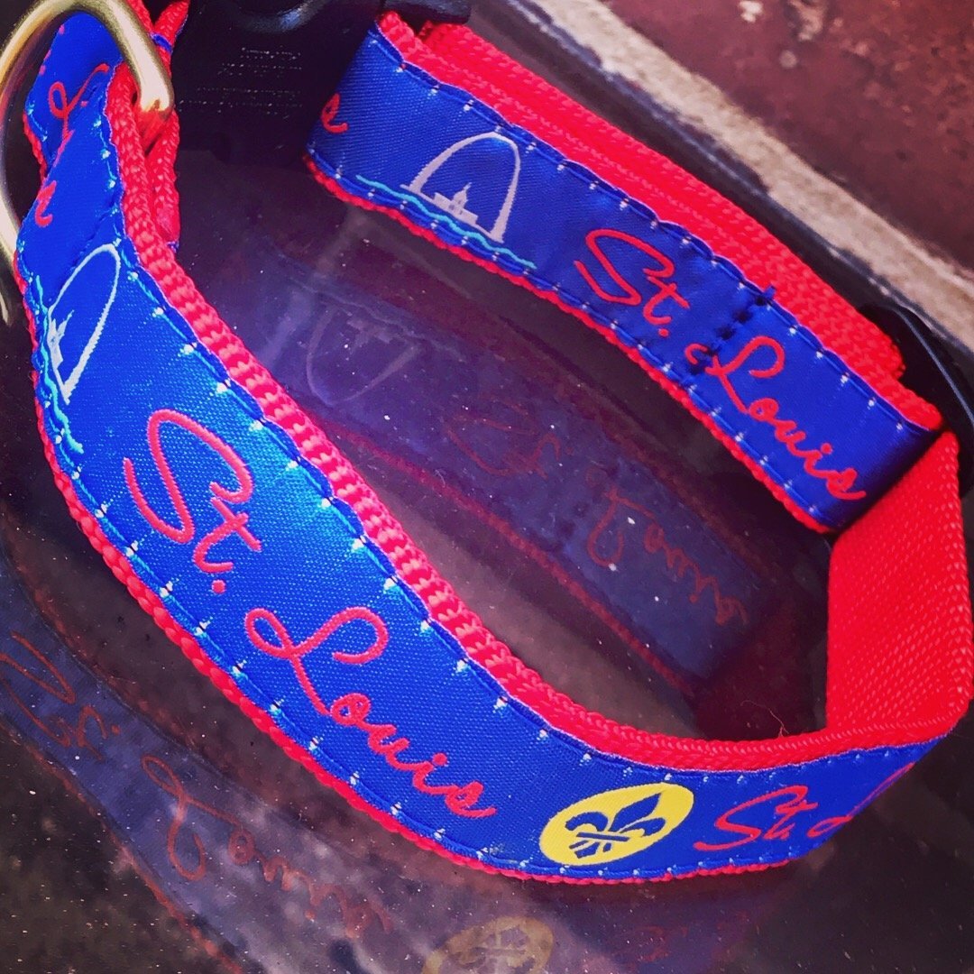 Stl blues hotsell dog collar