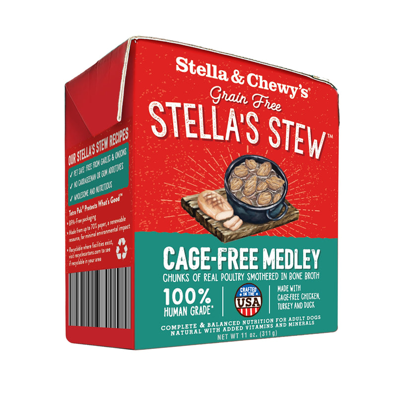 Stella & Chewy's Cage Free Medley Stew 11oz-Four Muddy Paws