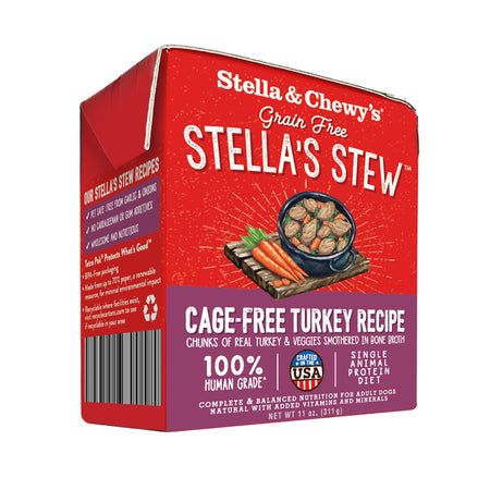 Stella and Chewy's Cat Frozen Raw Tummy Tickin' Turkey Morsels 3lb