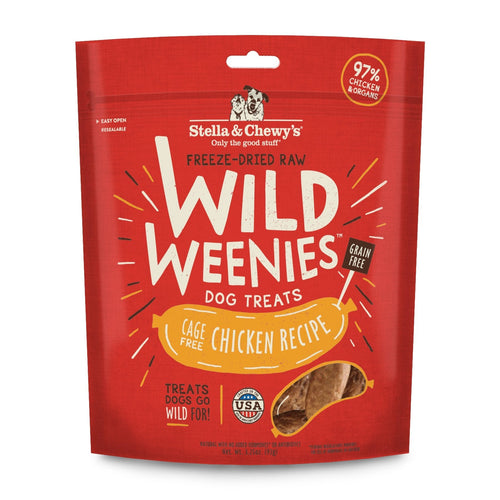 Stella & Chewy's Wild Weenies Chicken Recipe 3.25oz-Four Muddy Paws