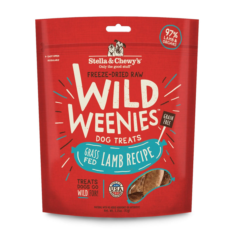Stella & Chewy's Wild Weenies Lamb Recipe 3.25oz-Four Muddy Paws