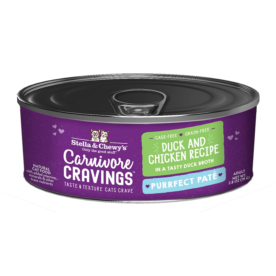 Stella and Chewy's CC Purrfect Pate Duck & Chicken 2.8oz-Four Muddy Paws