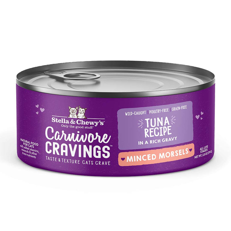 Stella and Chewy's Minced Morsels Tuna 2.8oz-Four Muddy Paws