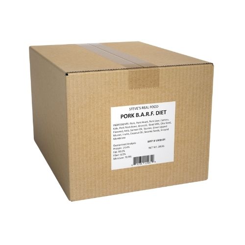 Steve's Pork Patties BARF Bulk 20lbs-Four Muddy Paws