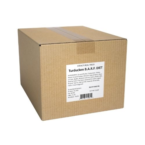Steve's Turducken Patties BARF Bulk 20lbs-Four Muddy Paws