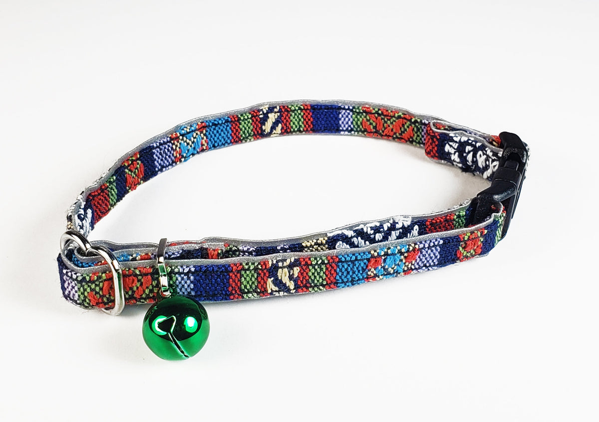 TAPESTRI REFLECTIVE CAT COLLAR Spring-Four Muddy Paws
