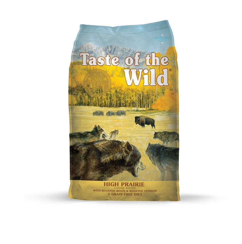 TASTE OF THE WILD HIGH PRAIRIE DOG FOOD Bison/Vension 28lb-Four Muddy Paws