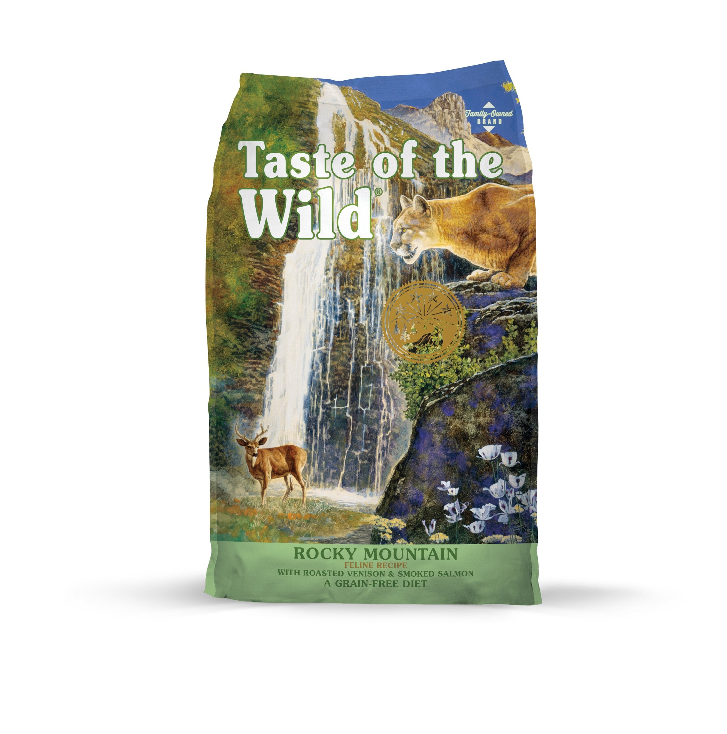 TASTE OF THE WILD Rocky Mountain Feline Cat Venison/Salmon 15lb-Four Muddy Paws
