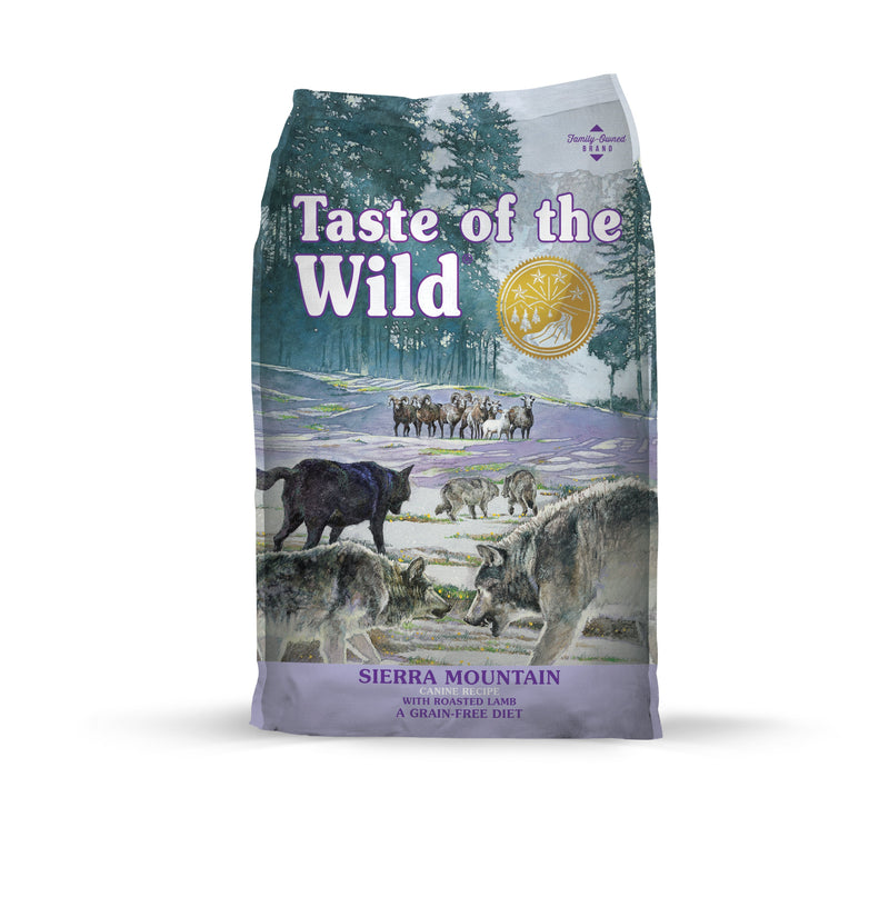 TASTE OF THE WILD Sierra Mountain Dog Food Lamb 14lb-Four Muddy Paws