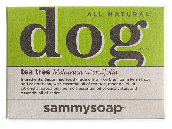 TEA TREE DOG SOAP-Four Muddy Paws