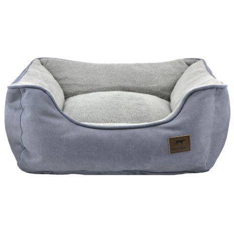 Tall Tails Dog Bolster Bed Charcoal Large-Four Muddy Paws