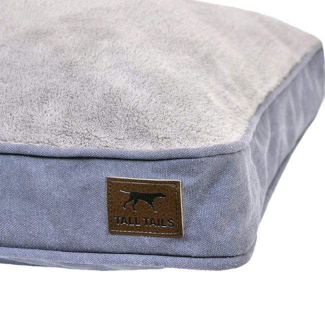 Tall Tails Dog Cushion Bed Charcoal Xlarge-Four Muddy Paws