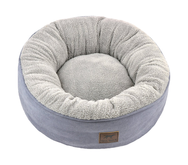 Tall Tails Dog Donut Bed Charcoal Small-Four Muddy Paws
