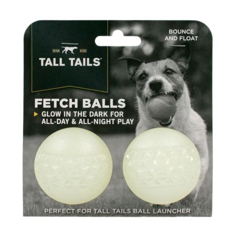 Tall Tails Dog Glow Fetch Balls 2pk-Four Muddy Paws