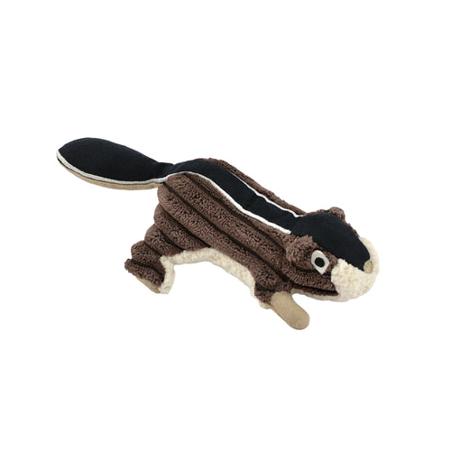 Tall Tails Dog Squeaker Chipmunk Brown 5"-Four Muddy Paws
