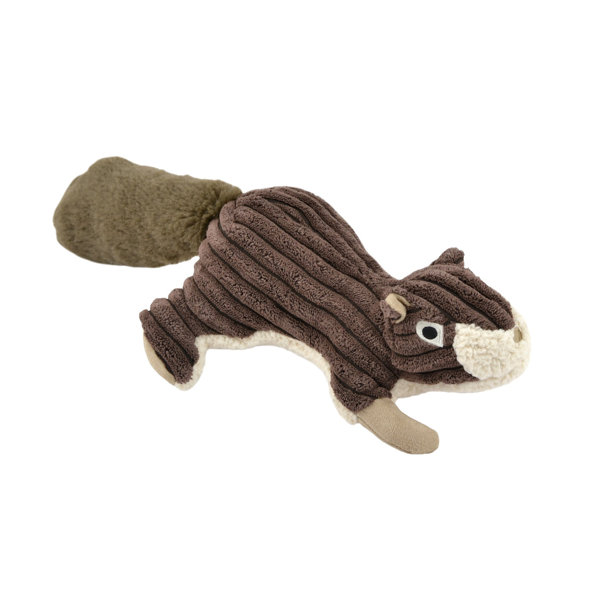 Tall Tails Dog Squeaker Squirrel Brown 12"-Four Muddy Paws