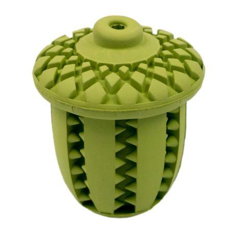 Tall Tails Natural Rubber Acorn Dog Toy 3"-Four Muddy Paws