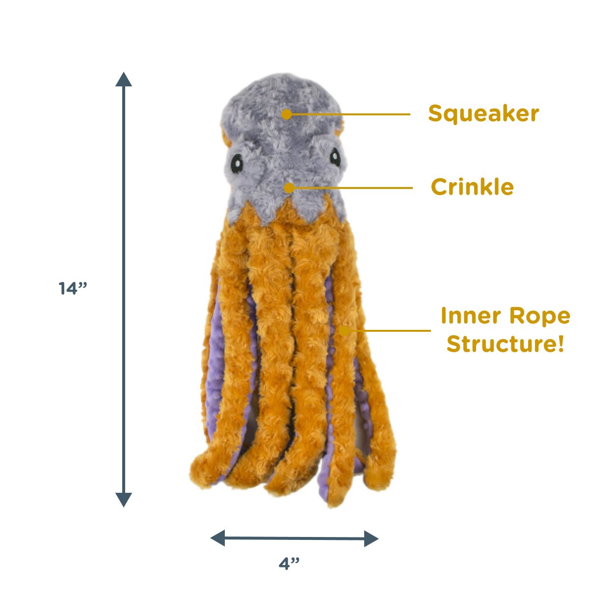 Octopus rope outlet dog toy