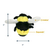 Tall Tails Plush Bee Dog Toy-Four Muddy Paws