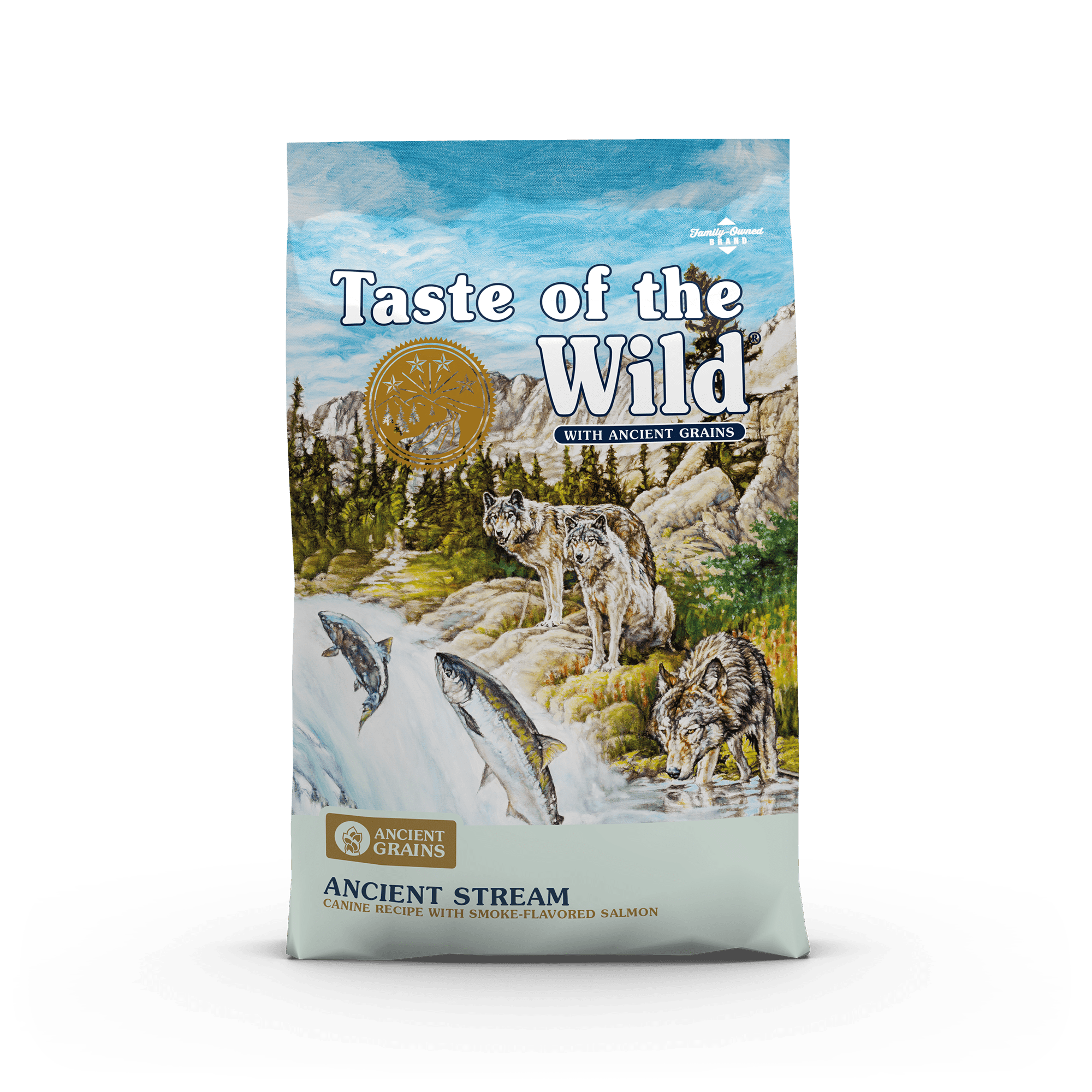 Taste of the Wild Ancient Stream Dog Food 5lbs-Four Muddy Paws