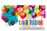 The Perfect Gift is a Gift Card from Four Muddy Paws-Four Muddy Paws